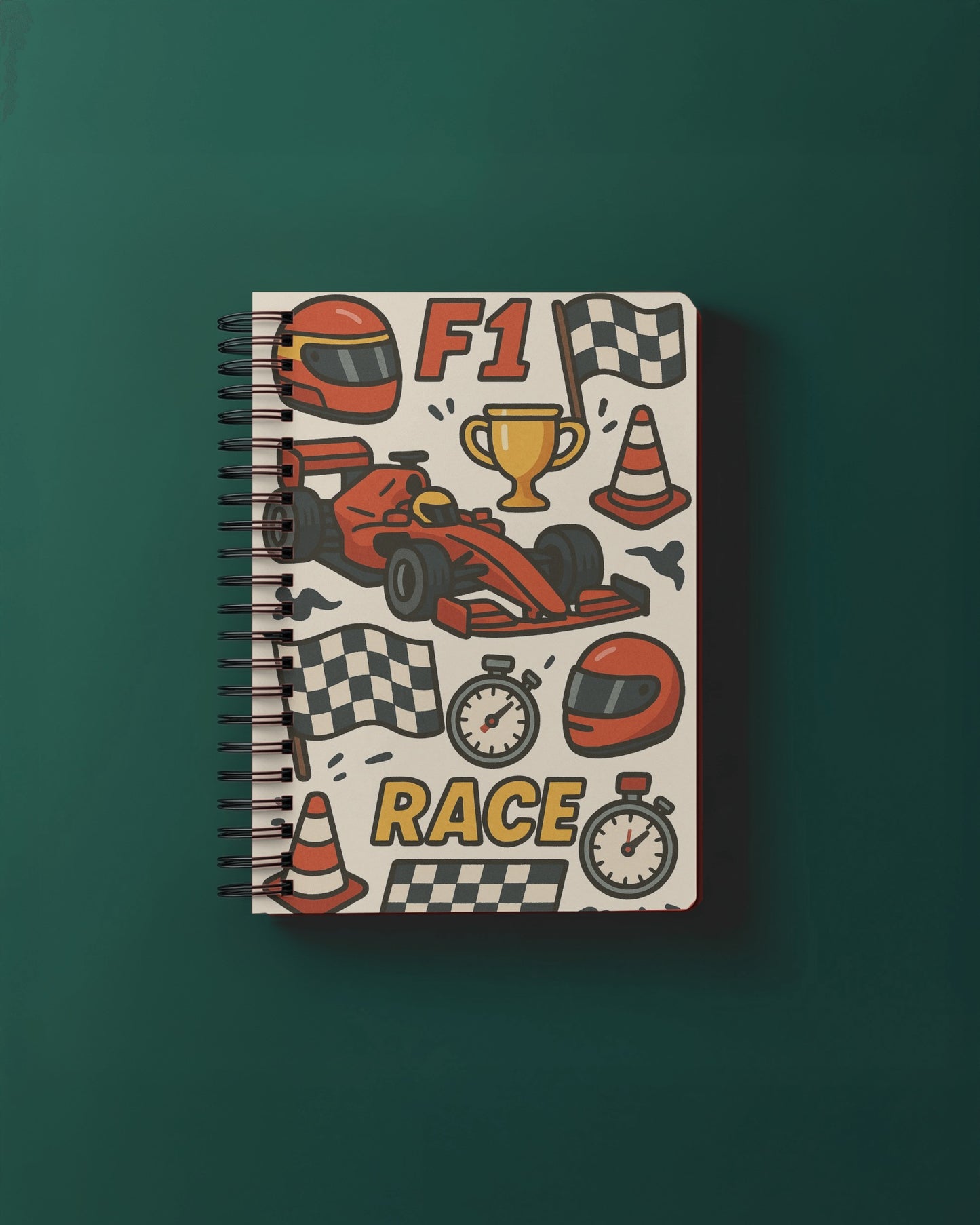 Race Mode: F1 Doodle Notebook