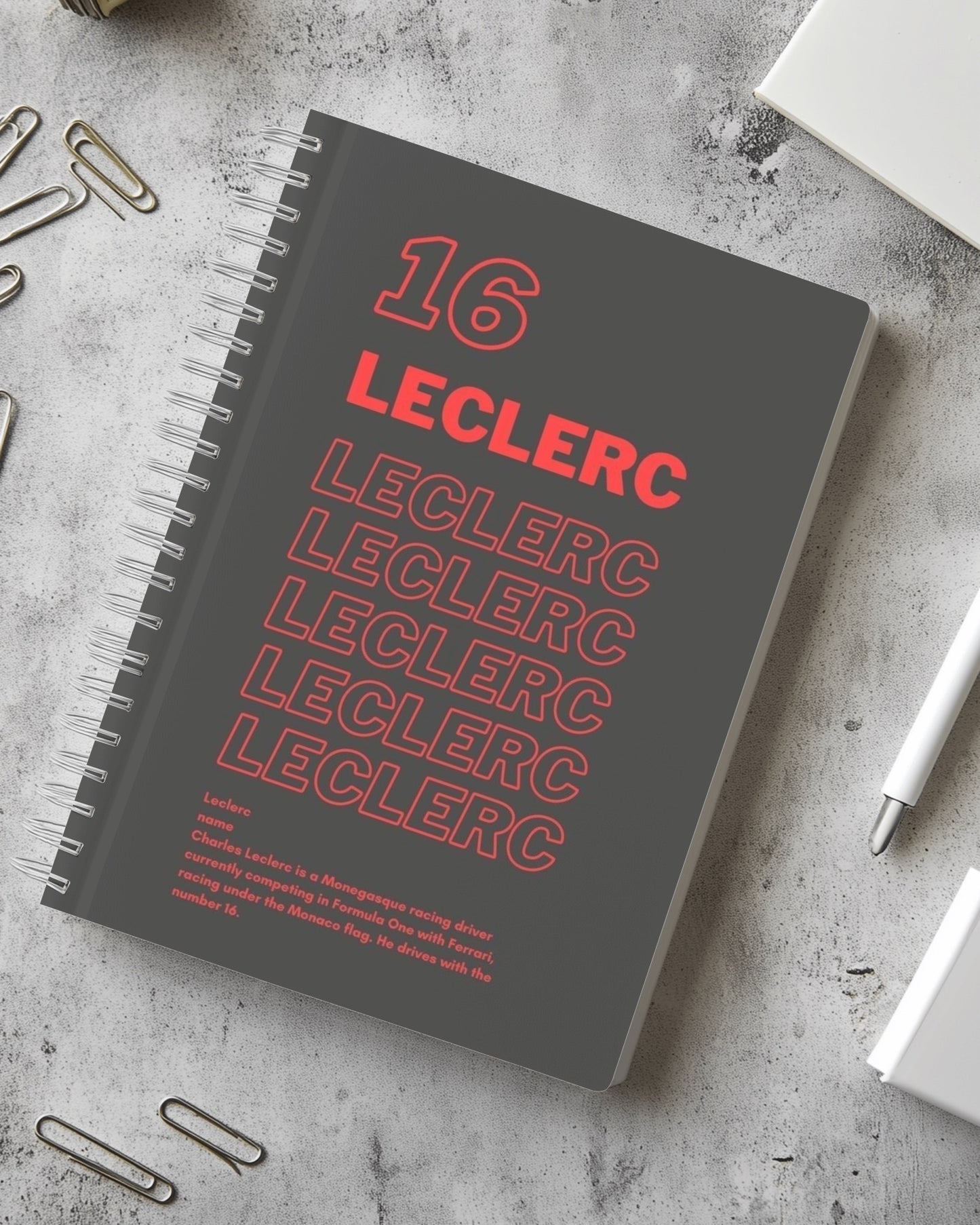 Leclerc #16 Notebook