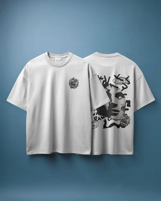 Chaos Muse – Grunge Collage Tee