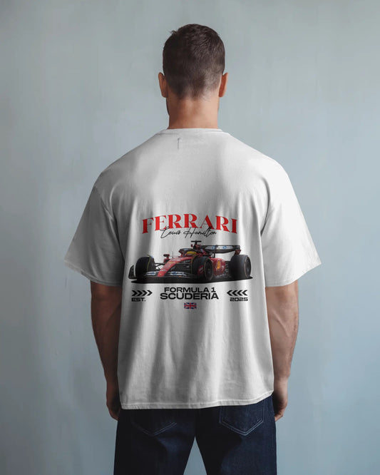 Ferrari x Lewis Hamilton Tee – Scuderia 2025 Edition
