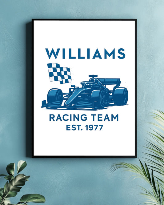 Williams Racing Team Poster