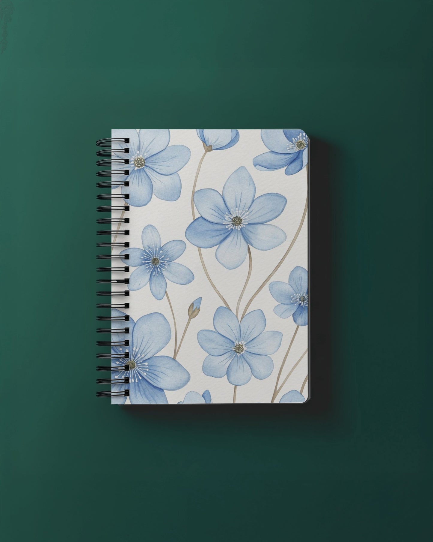 Blue Bloom Notebook