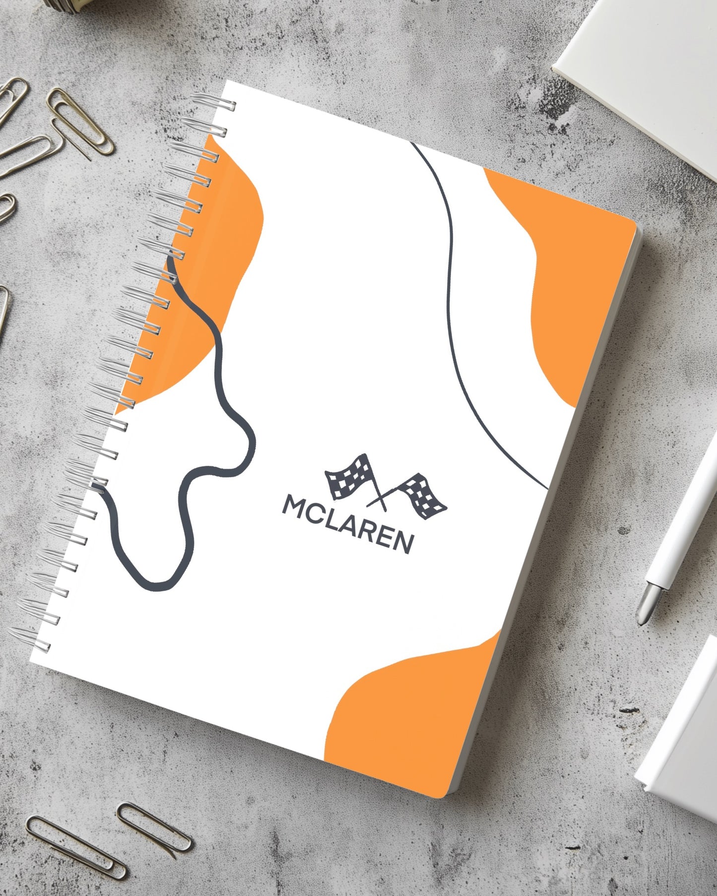 Papaya Pace Notebook – McLaren Edition