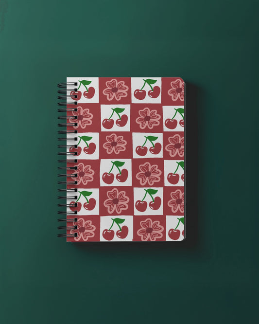 Cherry Pop Grid Notebook