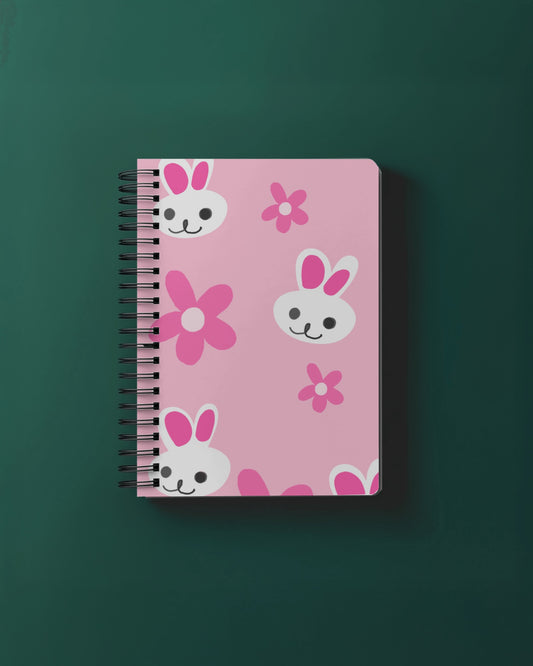 Bunny Bloom Kawaii Notebook