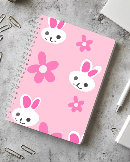 Bunny Bloom Kawaii Notebook
