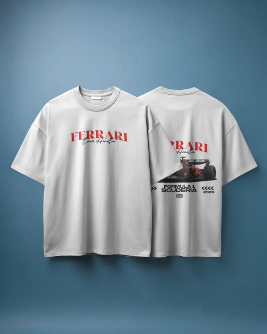 Ferrari x Lewis Hamilton Tee – Scuderia 2025 Edition