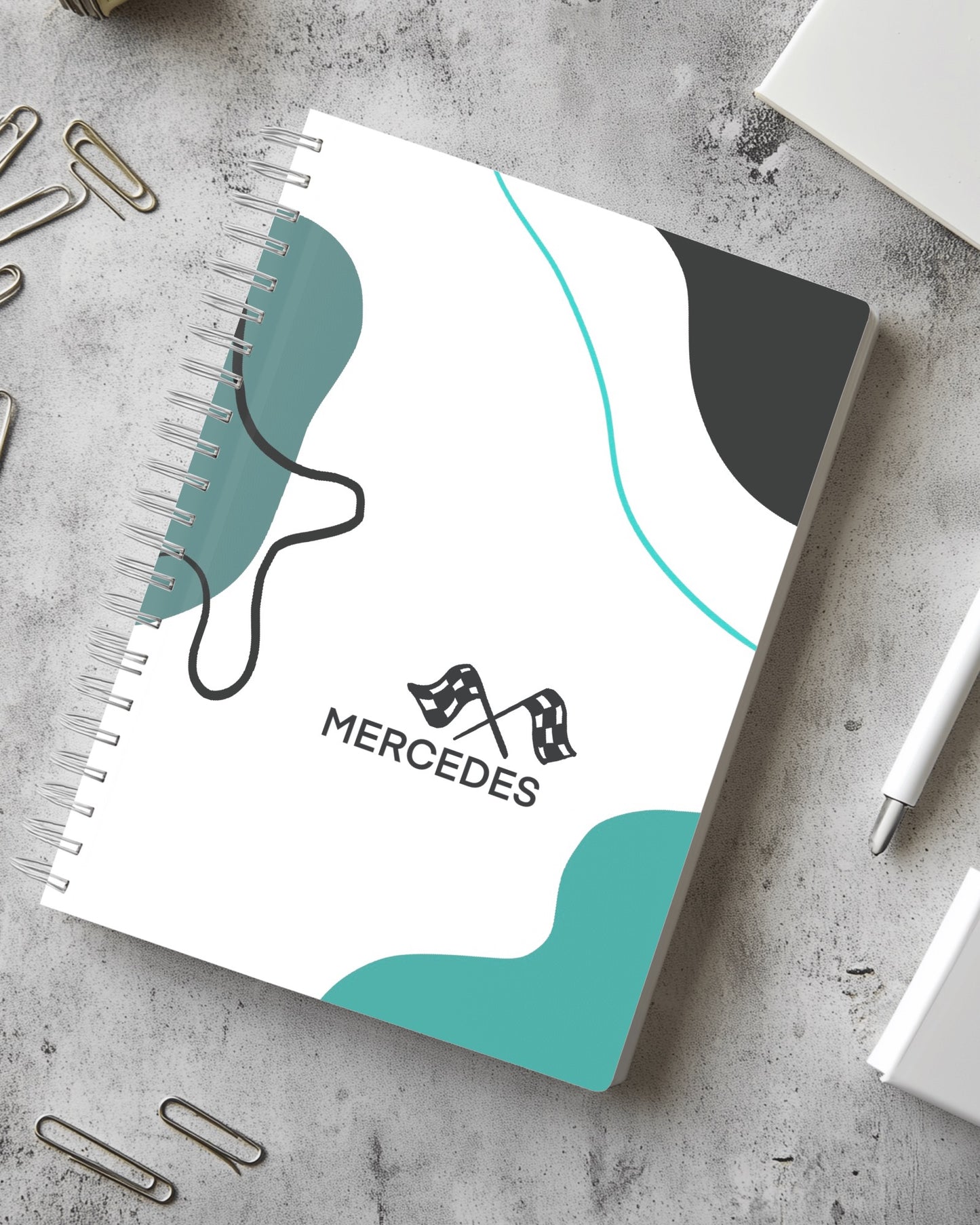 Silverlines Mercedes Notebook