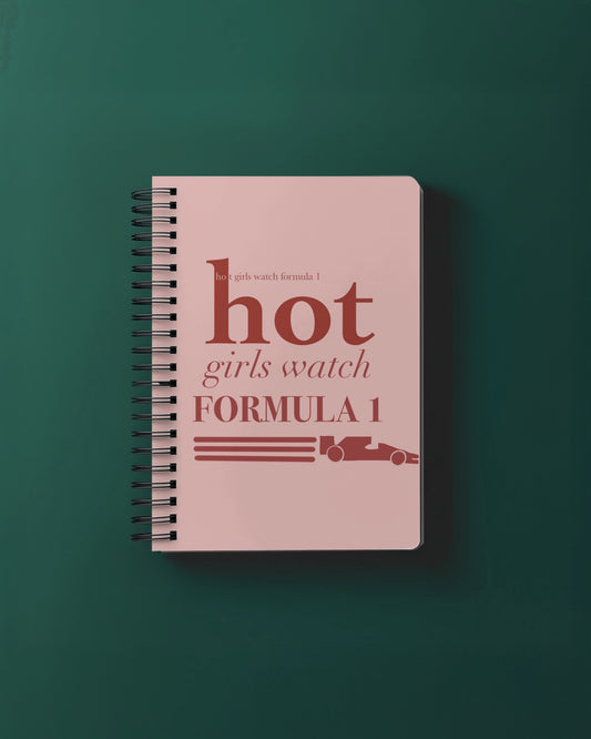 Hot Girls Watch F1 Notebook
