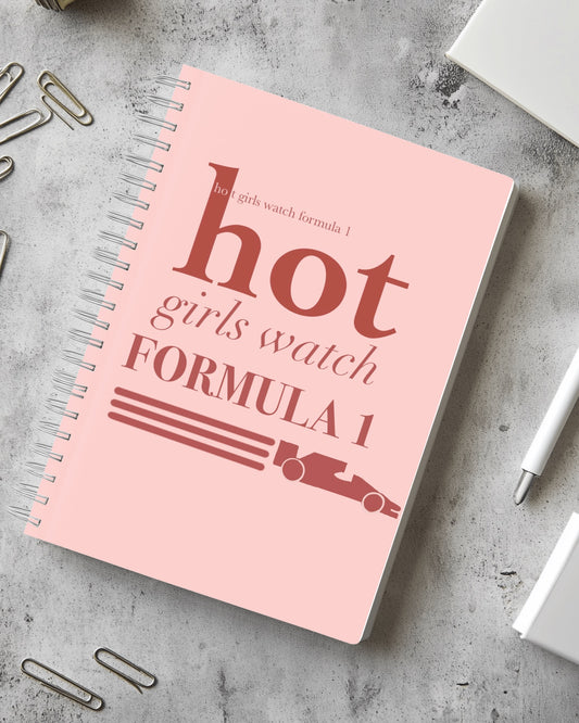 Hot Girls Watch F1 Notebook