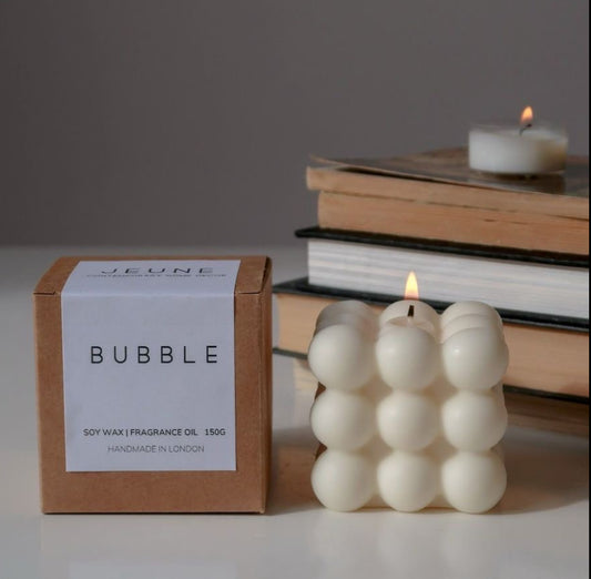 Minimal Bubble Candle 🫧