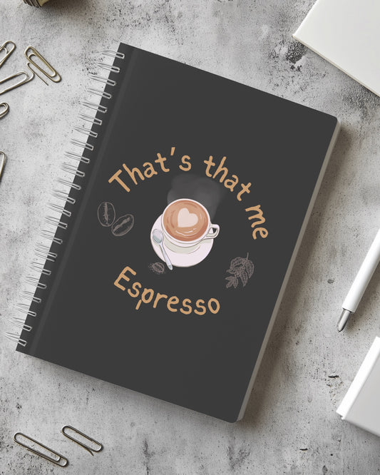Espresso Energy Notebook