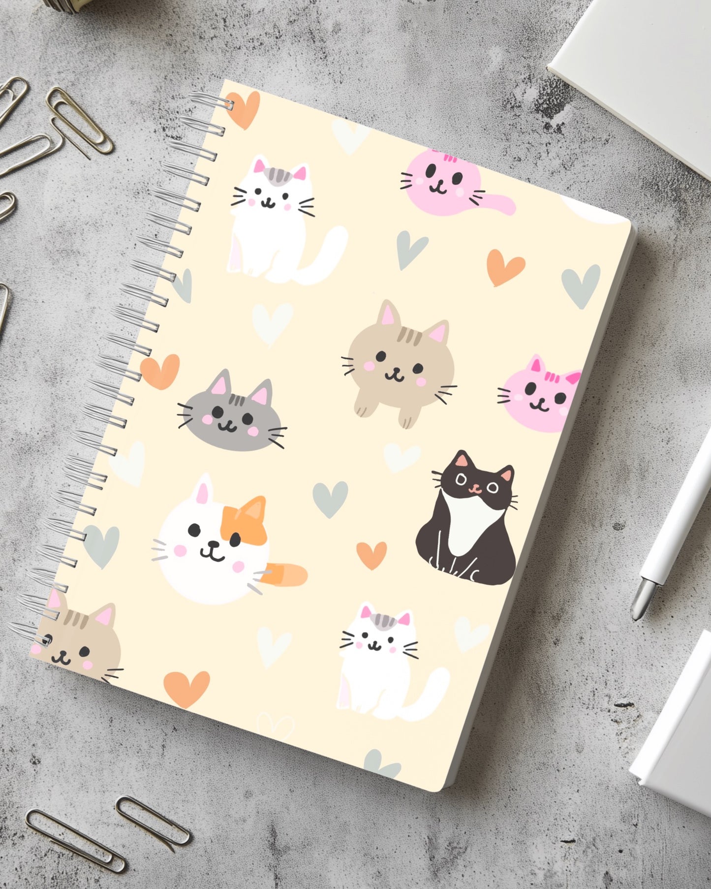 Purrfectly Cozy Cats Notebook