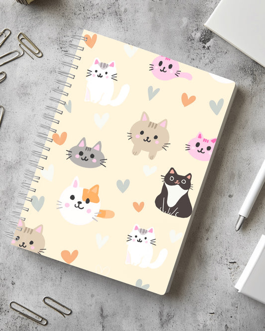 Purrfectly Cozy Cats Notebook