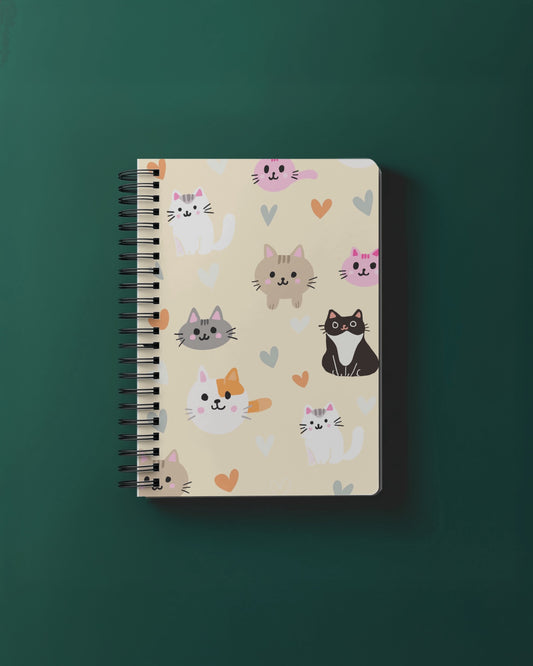 Purrfectly Cozy Cats Notebook