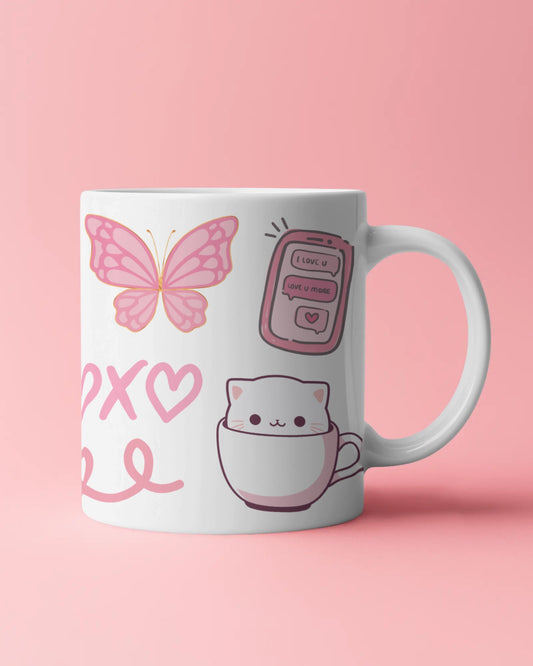 Purrfectly Pink Crush Mug