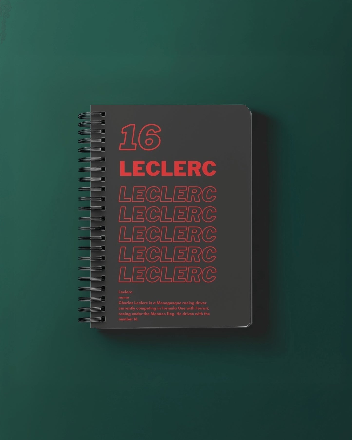 Leclerc #16 Notebook