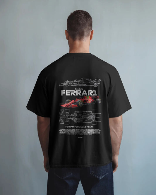 Scuderia Ferrari Blueprint Tee