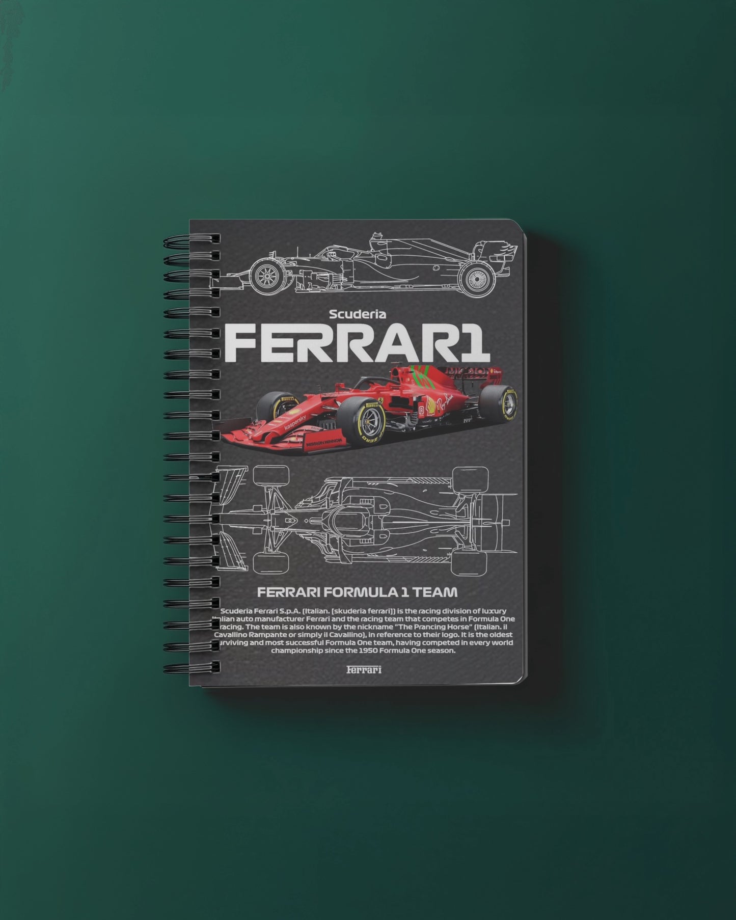 Scuderia Ferrari F1 Notebook