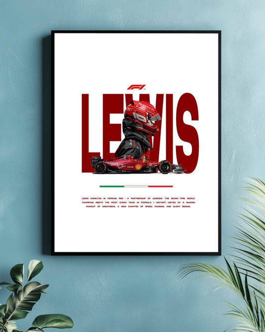 Lewis Hamilton – 7X World Champion Poster