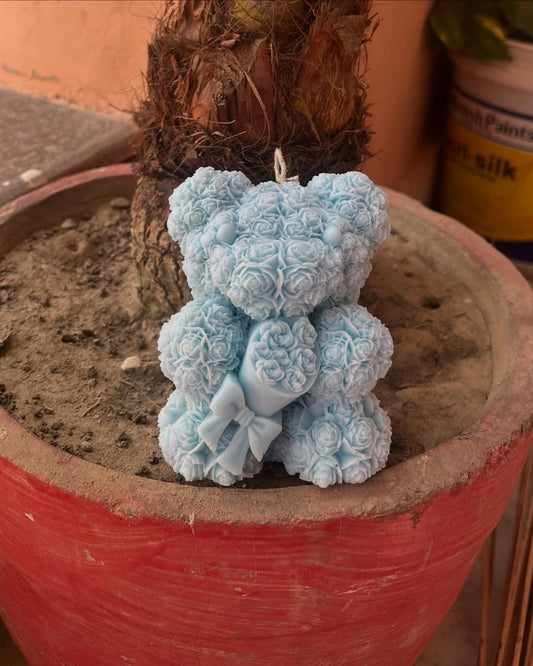 Rosie Bear Candle 🧸🌹