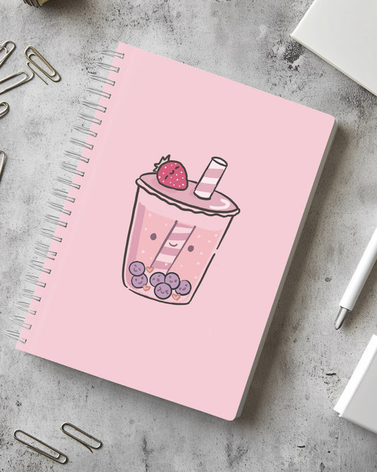 Berry Boba Bliss Notebook