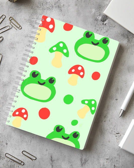 Froggy Shrooms Notebook
