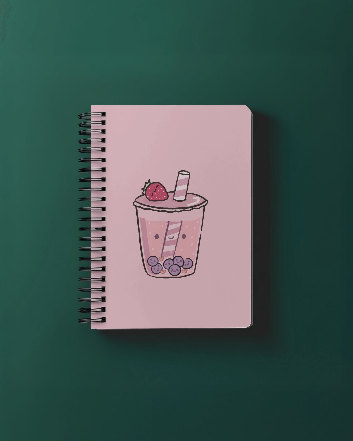 Berry Boba Bliss Notebook