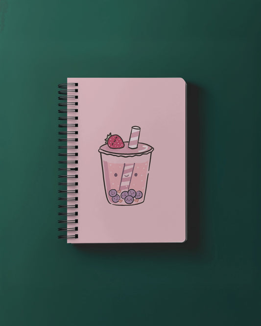 Berry Boba Bliss Notebook