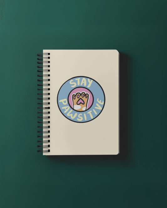 Stay Pawsitive Notebook
